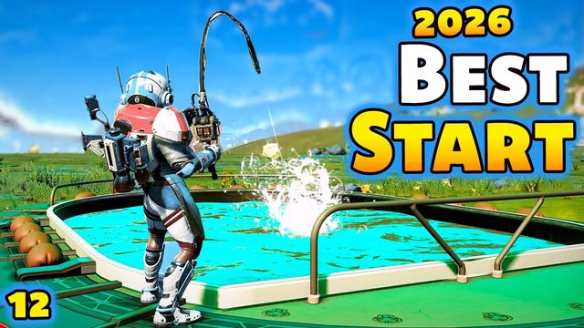 I Built a Fishing Pond for My Settlement! | No Man's Sky COSMOS Beginners Walkthrough ep 12